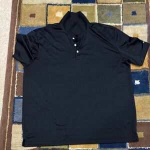 Chaps Black Polo Shirt